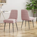 Alnoor Modern Fabric Dining Chairs Set Of 2 By Christopher Knight Home