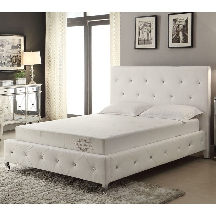 Aloe Vera 8 Inch Medium Support Memory Foam Mattress