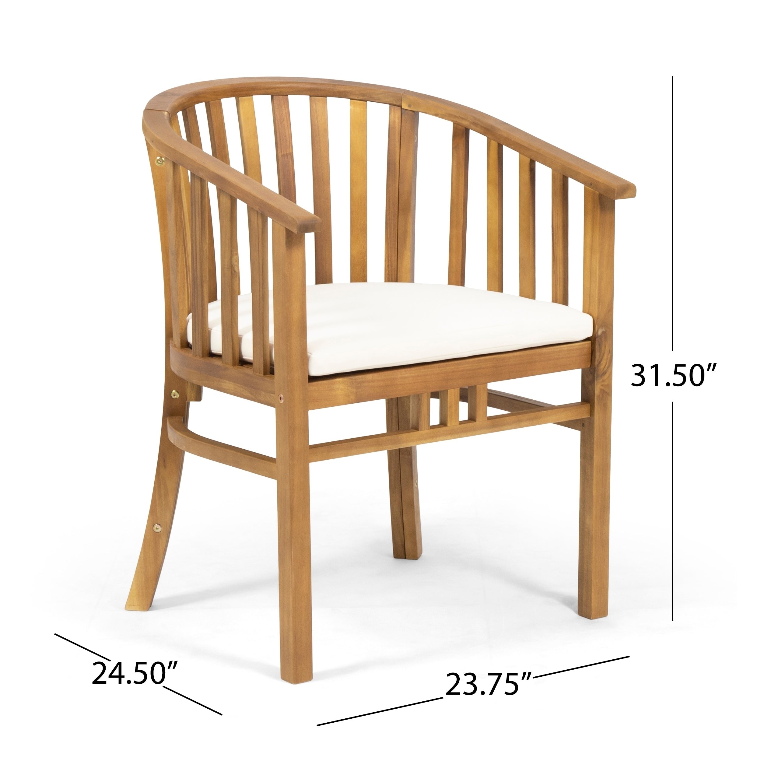 Alondra Outdoor 4 Seater Acacia Wood Circular Dining Set By Christopher Knight Home