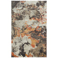 Alora Decor Alure Collection Orange Abstract Rug