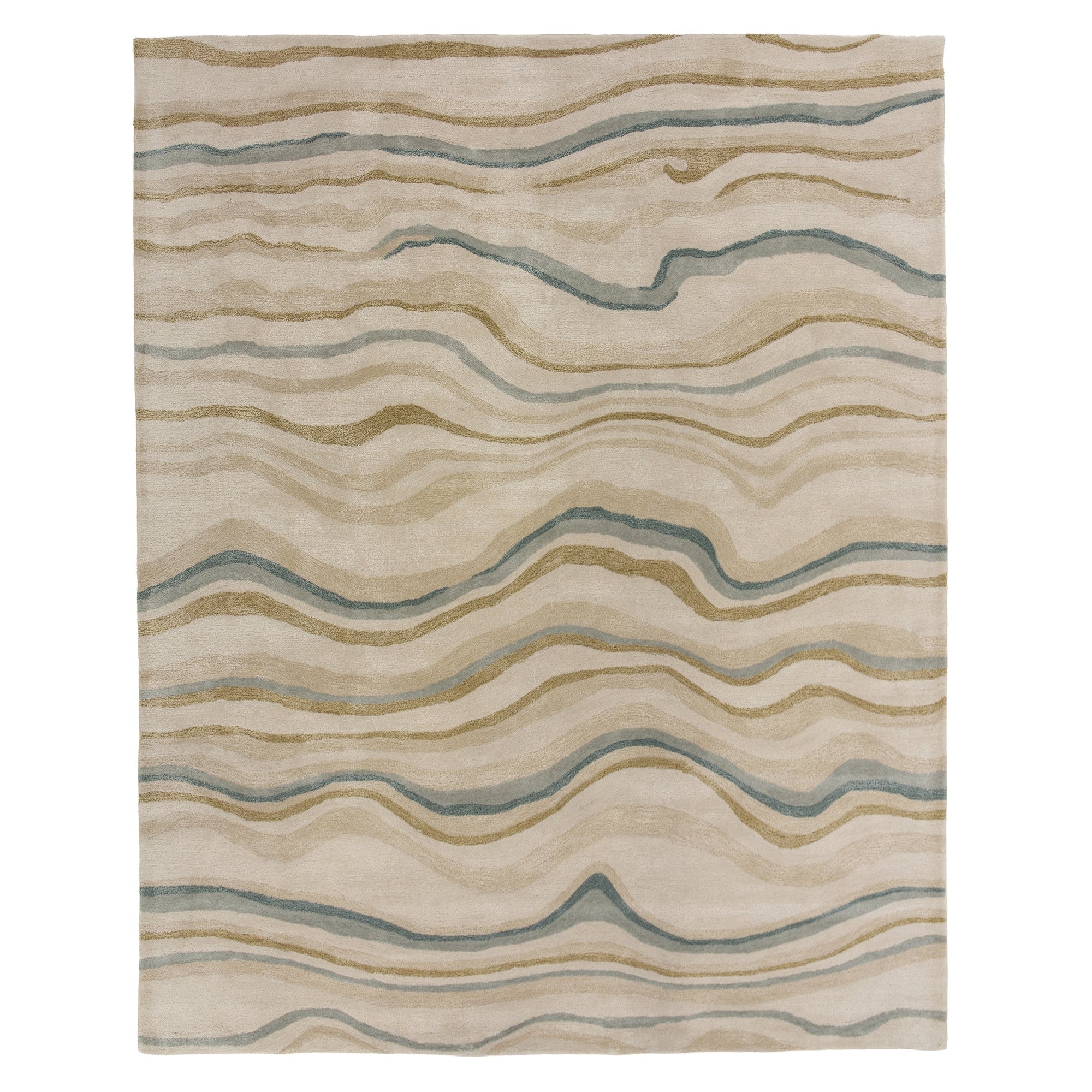 Alora Decor Brisk Gray Hand Tufted Abstract Rug