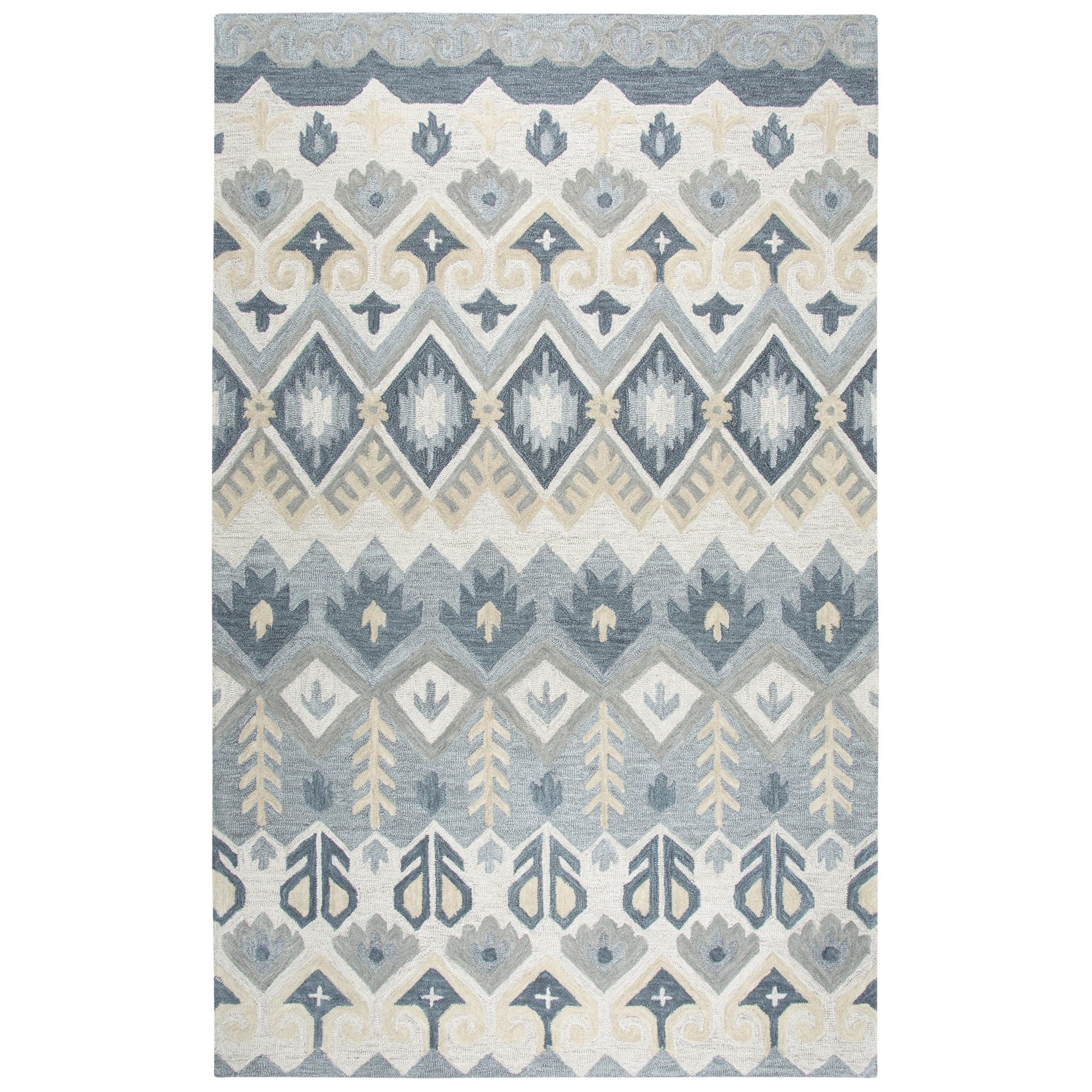Alora Decor Cascade Collection Southwest Hand Tufted Wool Rug