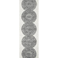 Rizzy Home Dimensions Grey Wool Medallion Round Area Rug 8 Round 8 X 8