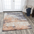 Alora Decor Euphoria Collection Rust Abstract Rug