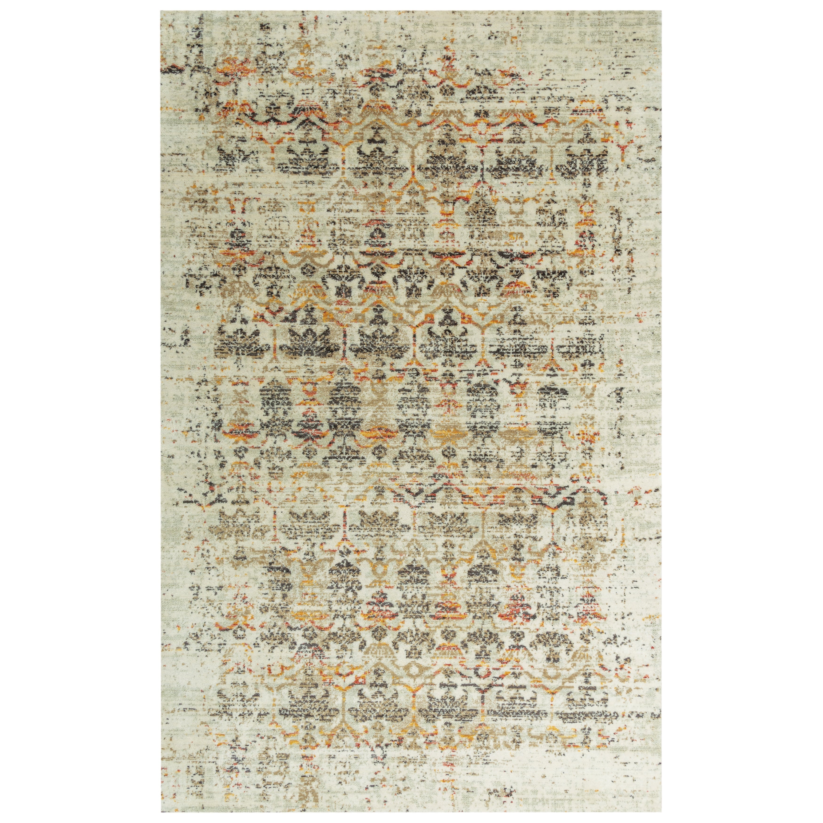 Alora Decor Infinity Collection Beige Abstract Rug