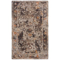 Alora Decor Infinity Collection Brown Floral Rug