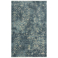 Alora Decor Intrepid Collection Dark Blue Abstract Rug