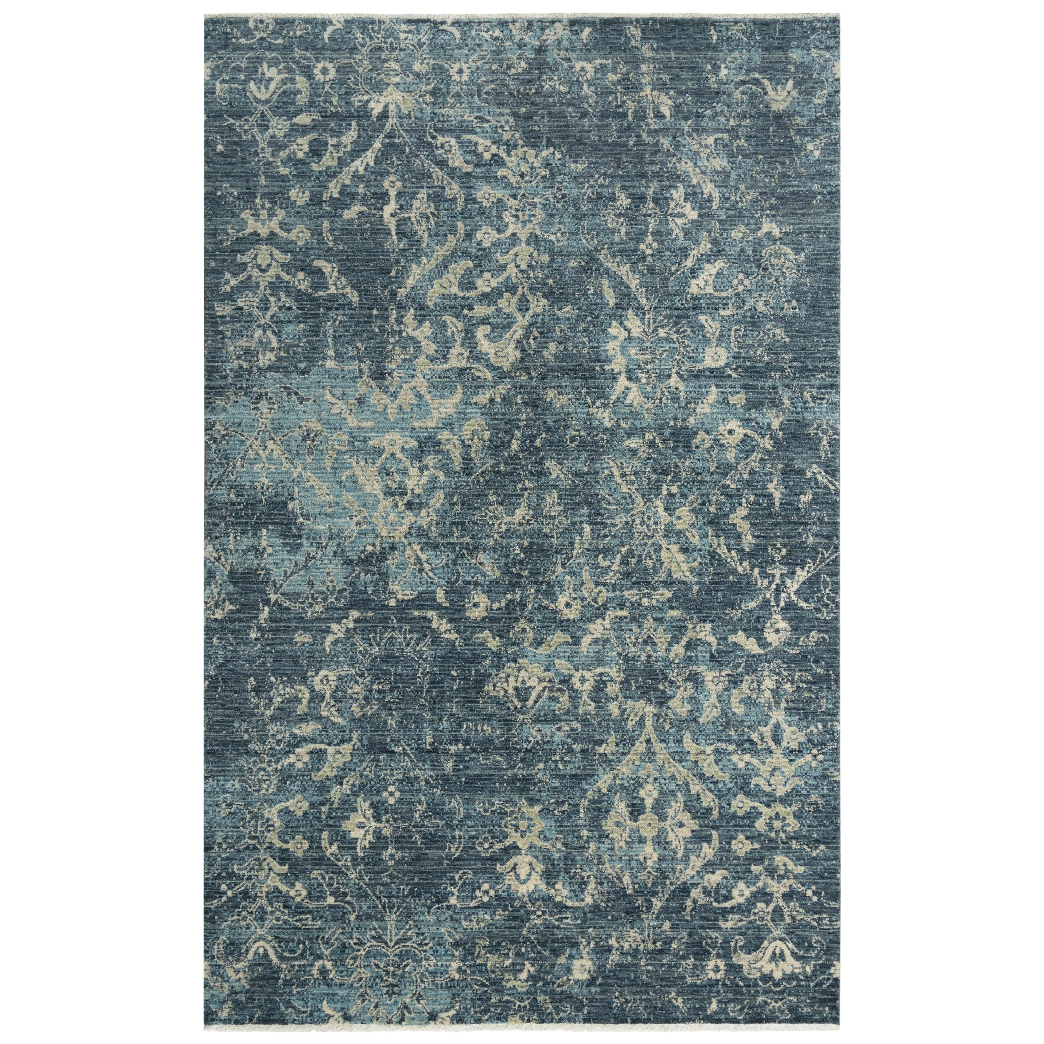 Alora Decor Intrepid Collection Dark Blue Abstract Rug