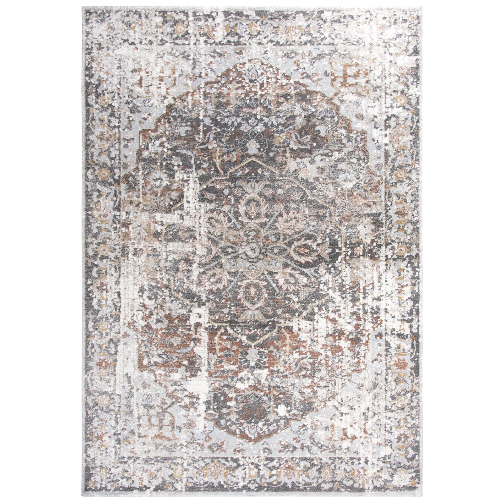 Rizzy Home Bristol Power Loomed Medallion Rug