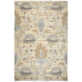 Alora Decor Liberty Collection Floral Botanical Hand Tufted Wool Rug 5 X 8