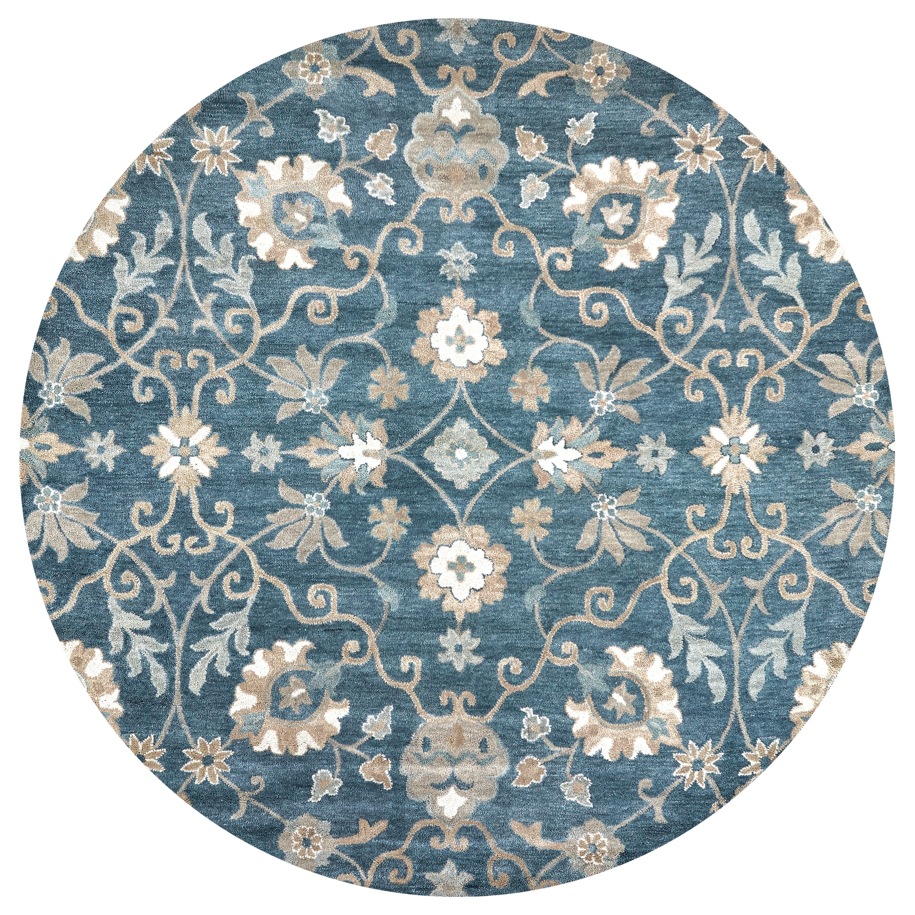 Rizzy Home Leone Collection Floral Area Rug 8 X 10