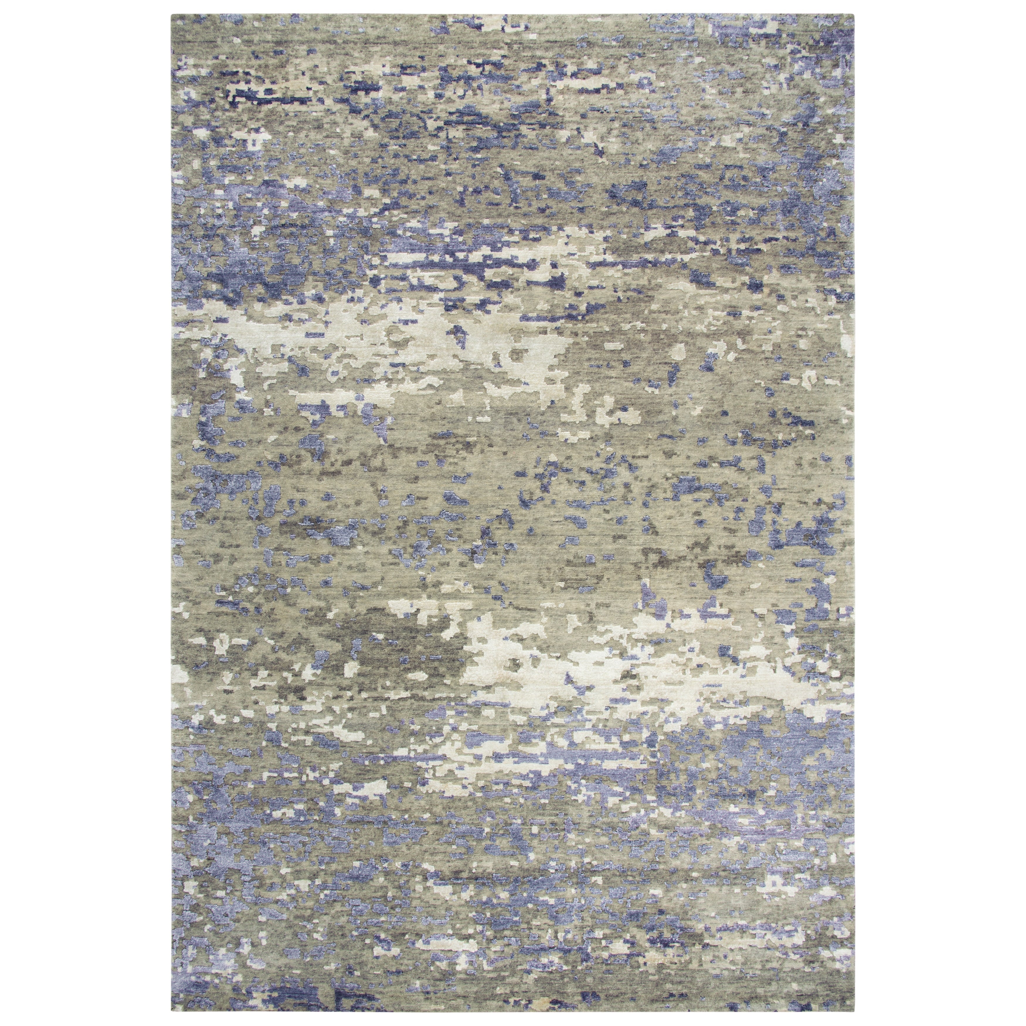 Alora Decor Noble Collection Grey Abstract Rug