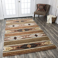 Hand Tufted Southwest Wool Southwest Tribal Runner Area Rug 26 X 8 26 X 8
