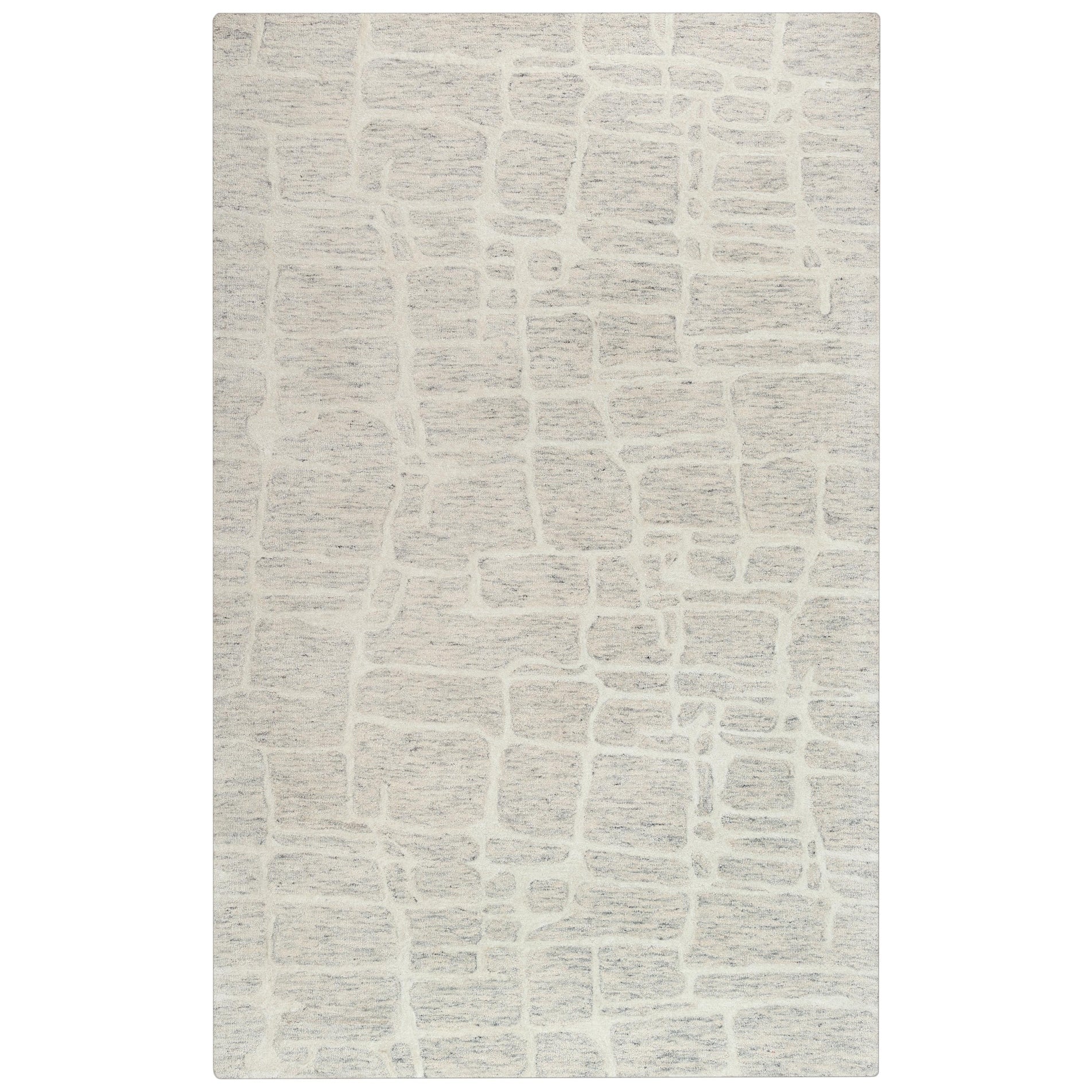 Alora Decor Winston Collection Hand Tufed Wool Area Rug 5 X 8