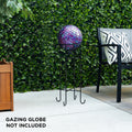 24 Inch Black Metal Gazing Globe Stand