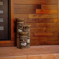 Alpine Corporation 3 Tier Tiki Outdoor Fountain 29 Inches