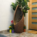 Alpine 43 Inch Indoor Outdoor Tiered Fountain With Led Lights