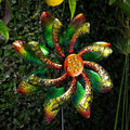 Alpine Corporation Green And Orange Windmill Garden Stake