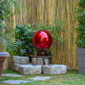 Alpine Corporation Red Glass Electric Gazing Globe