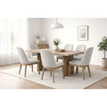 Alpine Furniture Abigail 71 W Rectangular Dining Table In Natural