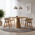 Alpine Furniture Cove 47.5 Round Counter Height Table In Natural