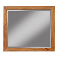 Alpine Furniture Dakota Wood Mirror In Acorn Brown