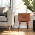 Alpine Furniture Flynn 18 In. W 1 Drawer End Table Chestnut