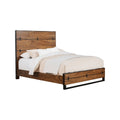 Alpine Furniture Live Edge Panel Bed Tobacco