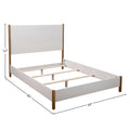 Alpine Furniture Madelyn Wood Panel Bed In White