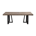 Alpine Prairie Rectangular Dining Table Black