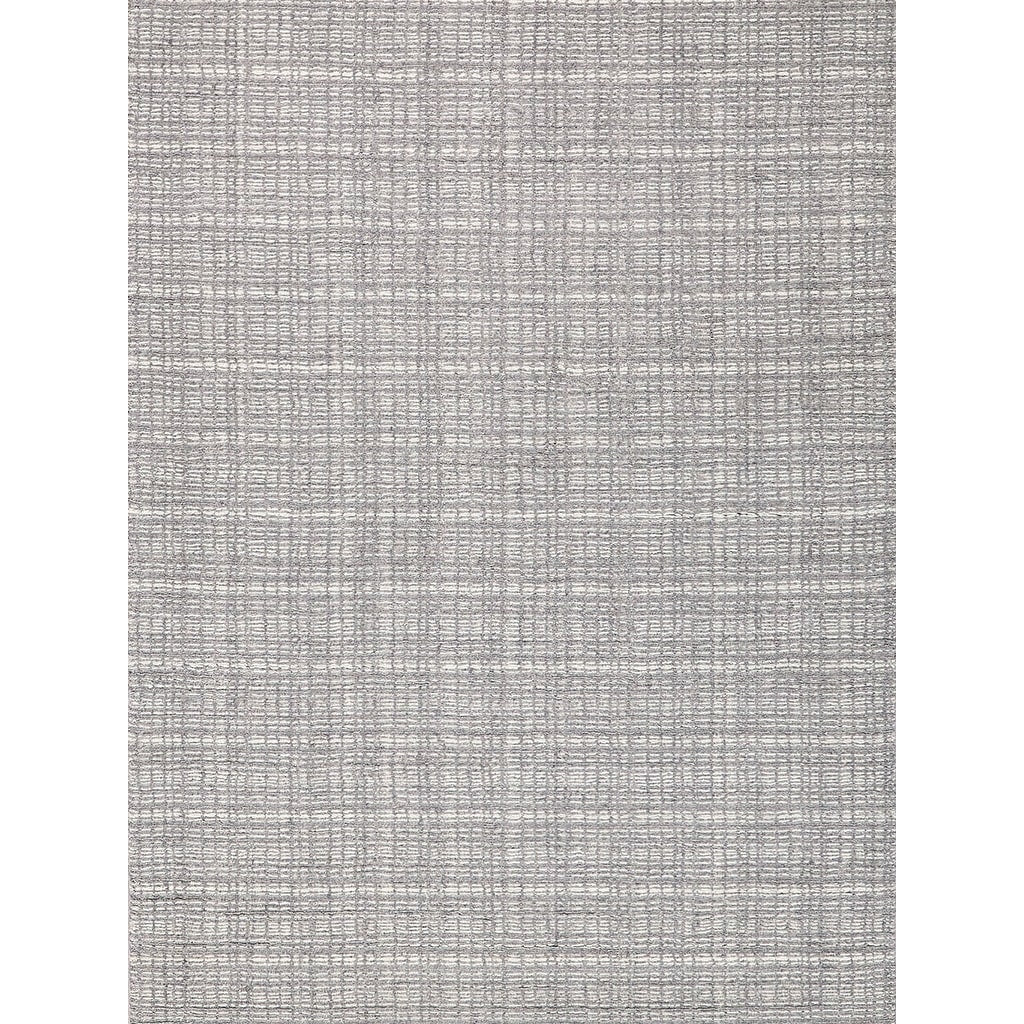 Alpine Handloomed New Zealand Wool Gray Ivory Area Rug