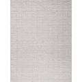 Alpine Handloomed New Zealand Wool Silver Ivory Area Rug