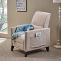 Alscot Contemporary Fabric Push Back Recliner By Christopher Knight Home