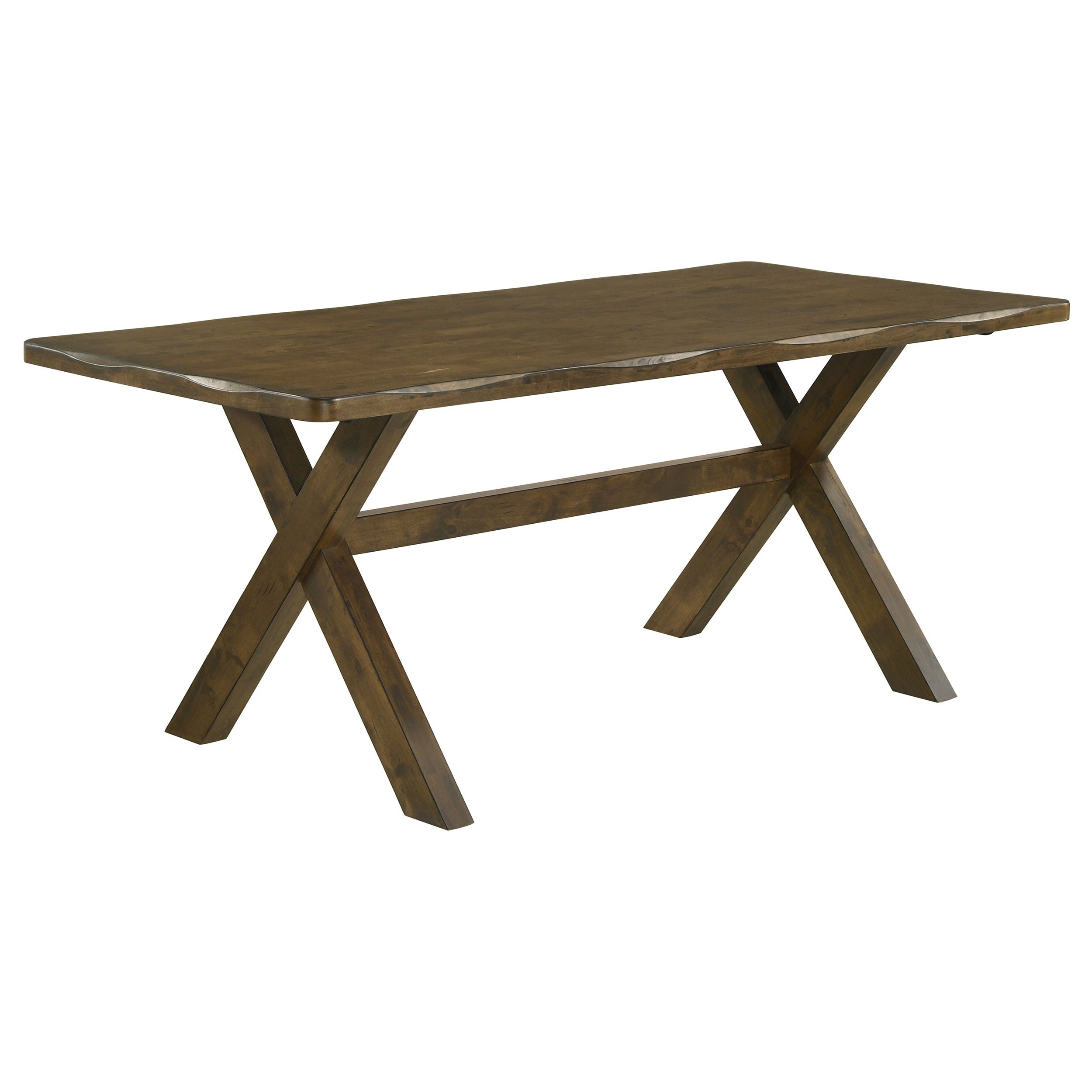 Alston Rustic Knotty Nutmeg Dining Table Brown