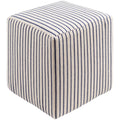 Altavas Transitional Stripe Cream 18 Pouf