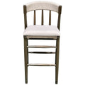 Alto Back Barstool Brown