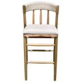 Alto Back Barstool Natural