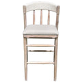 Alto Back Barstool White Wash