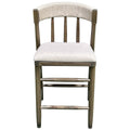 Alto Back Counter Stool Brown