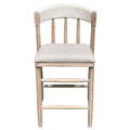 Alto Back Counter Stool White Wash