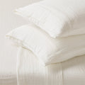Alto Organic Cotton Gauze Warm White King Pillowcases Set of 2
