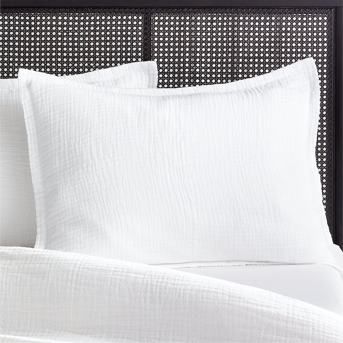 Alto Organic Cotton Gauze White Full/Queen Duvet Cover