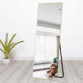 Carson Carrington Paaskynen Aluminum Alloy Thin Frame Full Length Floor Mirror