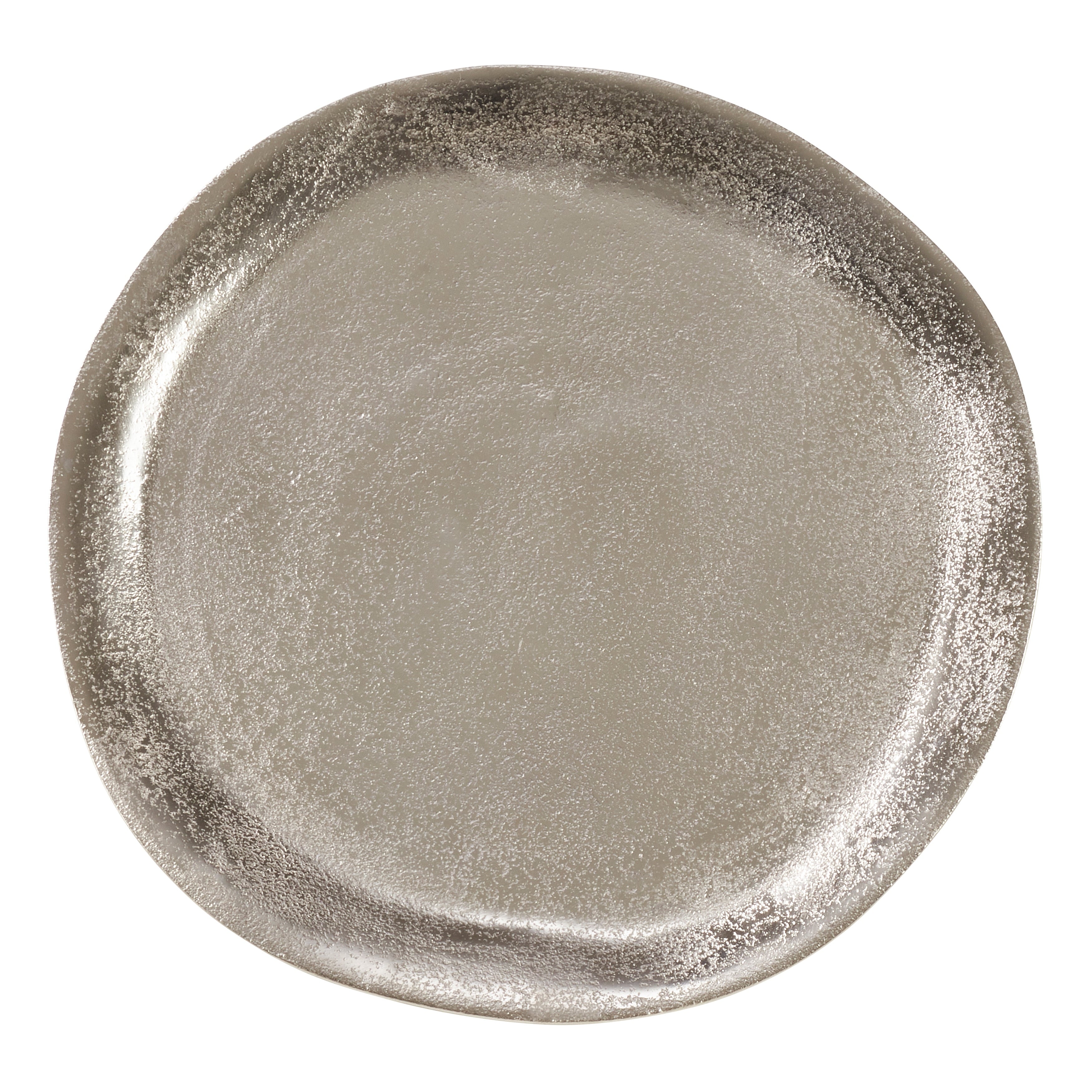 Saro Lifestyle Aluminum Charger Plates Set Of 4