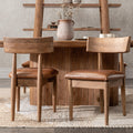 Alvaro Set Of 2 Acacia Wood Dining Chairs