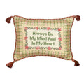 Always On My Mind... Petit Point Pillow
