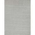 Amani Modern Handloomed Silky Nylon Light Silver Area Rug