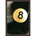 Amanti Art Framed Fabric Pinboard Behind The 8 Ball By Tandi Venter Printed Bulletin Board Board Size 24 X 36