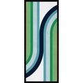 Amanti Art Framed Fabric Pinboard Colorful Curved Lines 2 By Vitor Costa Printed Bulletin Board