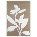 Amanti Art Framed Fabric Pinboard Frosted Linen Floral I By Vanna Lam Printed Bulletin Board Board Size 24 X 36